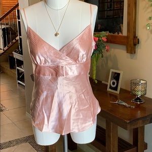 J Crew 100% silk blush pink camisole tank